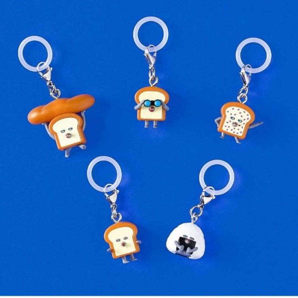 5 Pandorobo Bread thief 3D charms / pendants